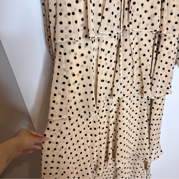 ZARA Polka Dot Tiered Maxi Dress. Size XS - Picture 12 of 16